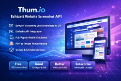 Thum.io | Schnelle Echtzeit-Website-Screenshot-API