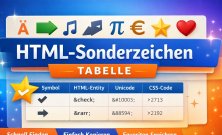 Thumb von HTML Sonderzeichen - Sonderzeichentabelle