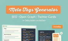 Thumb von Erstelle Meta-Tags einfach online mit dem Meta Generator