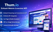 Thumb von Thum.io | Schnelle Echtzeit-Website-Screenshot-API